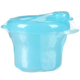 Контейнер для хранения детского питания, 3 секции по 75 мл., 9.5×8.5 см, 225 мл., голубой