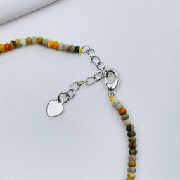 Бусы-Чокер из пчелиной Яшмы 38 см +