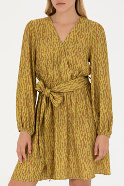 Kad_n Neon Sar_ Dokuma Elbise - U.s. polo assn фото 6