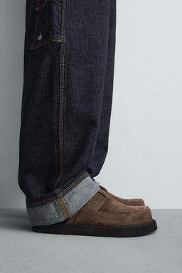 LEATHER CLOGS - Zara фото 2