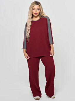 Костюм 0001-3а бордовый