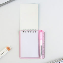 Набор Котики блокнот А7, 32 листа, мини-ручка синяя паста, пишущий узел 0.5 мм - Artfox фото 5