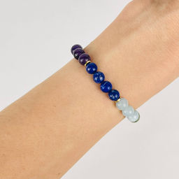 Браслет 7 чакр из Самоцветов 16 см