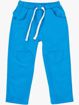 Текстильные брючки для девочки UD 4879 бирюза - Mini maxi фото 6