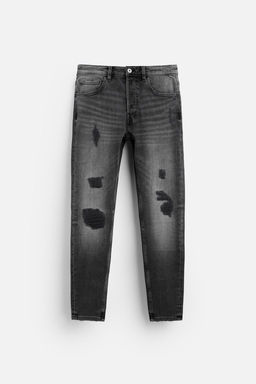 RIPPED SKINNY FIT JEANS - Zara фото 15