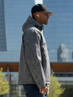 Куртка спортивная мужская весна осень серого цвета 25470Sr - Mtforce фото 24