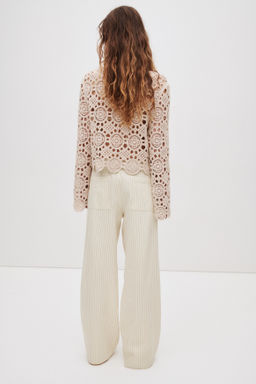 Pantal?n denim con cintura el?stica - H&m фото 9