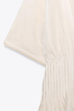 KNIT TOP WITH ORGANZA - Zara фото 10