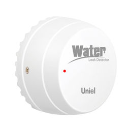 USN-A520 WS/WF WHITE Умный датчик протечки воды Wi-Fi, на батарейке CR123A (н/к). Звуковое+PUSH оповещение. Напольный. Белый. Приложение UnielSmart. TM Uniel