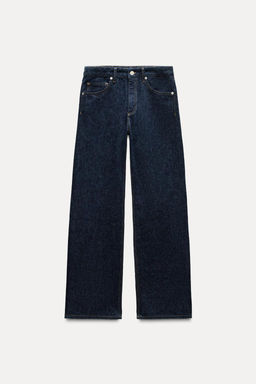 TRF SLOUCHY WIDE-LEG MID-WAIST JEANS - Zara фото 7