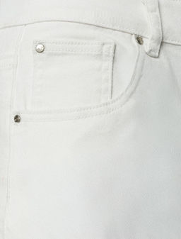 Шорты из эластичного денима VILATTE