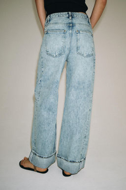 JEANS ZW COLLECTION RELAXED TIRO BAJO / Azul - Zara фото 6