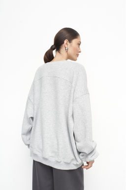 Свитшот Wind of change Light Grey - Erist store фото 5