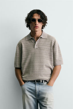 POLO PUNTO ESTRUCTURA BOUCL? / Gris