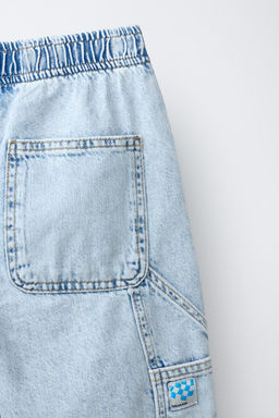 JEANS RELAXED BALLOON / Azul claro - Zara фото 4