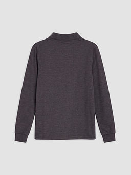 Polo Yaka Uzun Kollu Erkek ?ocuk Ti??rt