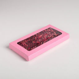 Цена за 5 шт. Коробка для шоколада, кондитерская упаковка, «Для сладкой жизни», с окном, 17.3 х 8.8 х 1.5 см