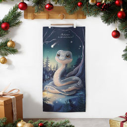 Полотенце Этель. Мечты сбываются, 40?73 см, 100% хлопок, саржа 190 г/м?