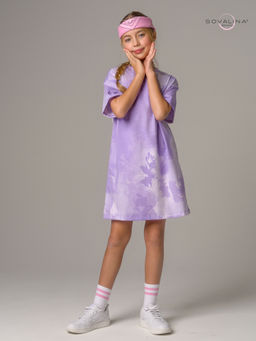 Платье Teen тайдай лаванда - Sovalina фото 9