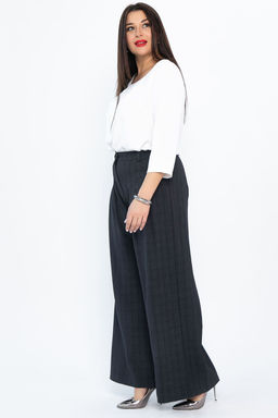 Брюки палаццо Креатив (темно-серые) Б14655-24М - Lt collection фото 2