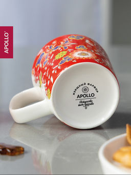 Кружка APOLLO genio Florido Cono 370 мл красный  фото 4