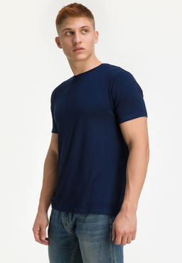 Футболка мужская короткий рукав GREG G145-V-52203 (т-синий)  фото 9