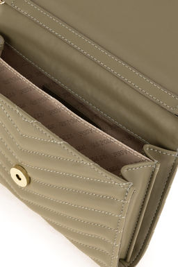 Женская сумка через плечо цвета хаки с ремешком-цепочкой Неожиданная скидка в корзине - U.s. polo assn фото 7