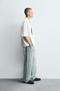 TEXTURED PRINT SHIRT - Zara фото 4