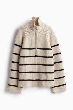 Jersey en punto de canale con media cremallera - H&m фото 6