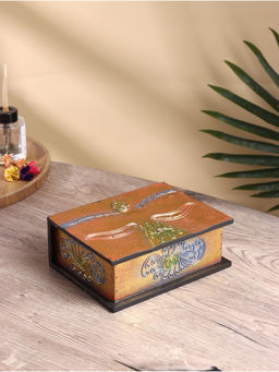 Шкатулка резная, 15×19×7.5 см, МДФ