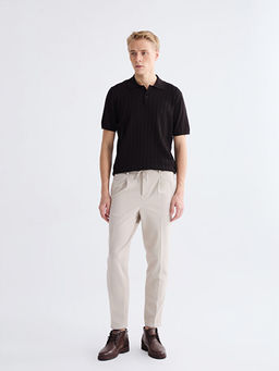 Polo Yaka K?sa Kollu Erkek Triko Kazak