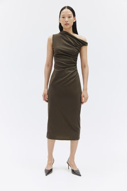 Vestido ajustado con diseno drapeado - H&m фото 3