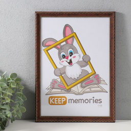 Фоторамка пластик "Стиль коричневый" 21х30 см, коричневый (пластик)