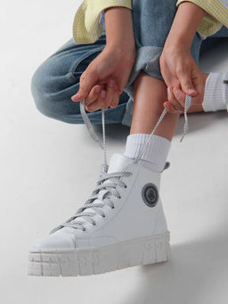 Ботинки 213.212131w. Белый/Байка