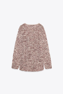 CONTRAST KNIT SWEATER - Zara фото 6