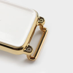 Блюдо керамическое для подачи Gold, 31.5×9.3×4 см