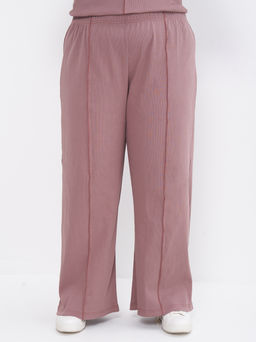 Брюки в рубчик BB01802PUR64