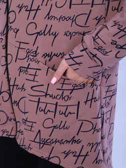 М410 Костюм на молнии Регина (коричневый) - Иванушка-трикотаж фото 3