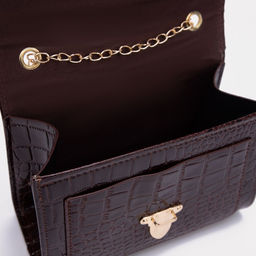 Сумка-мессенджер на клапане, цвет коричневый - Simaland фото 3