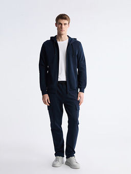 Kap??onlu Erkek Fermuarl? Sweatshirt