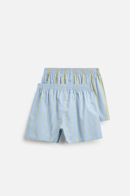 PACK OF 2 CONTRAST POPLIN BOXERS - Zara фото 2