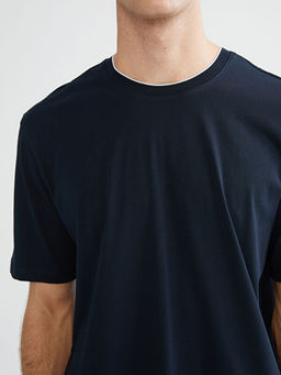 Bisiklet Yaka Penye Erkek Ti??rt