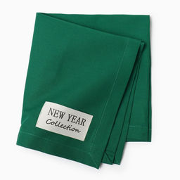 Полотенце новогоднее Этель New year collection 40х73 см, цвет зелёный, 100% хл, саржа 190 г/м2  фото 5
