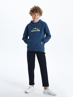 Kap??onlu Erkek ?ocuk Kal?n Sweatshirt - Waikiki фото 5