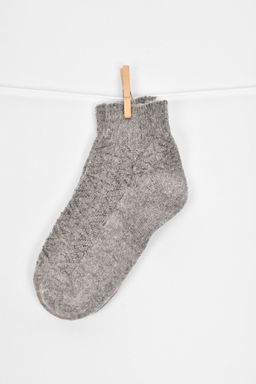 Носки шерстяные короткие