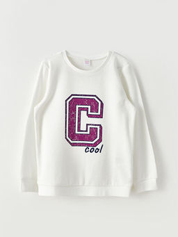 Bisiklet Yaka Bask?l? Uzun Kollu K?z ?ocuk Pijama Tak?m? - Waikiki фото 2