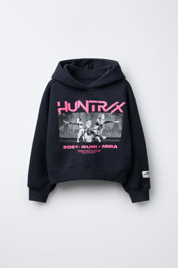 KPOP DEMON HUNTERS NETFLIX  PRINTED HOODIE - Zara фото 7
