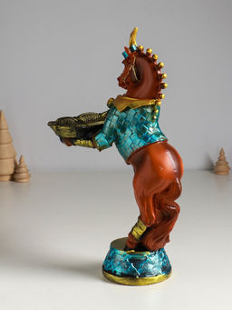 Фигура "Лошадь с подносом" 33х20х14 см