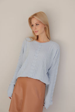 10409 Джемпер нежно-голубой - Martichelli фото 25