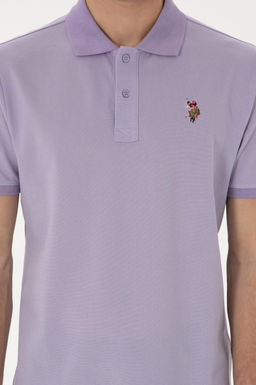 Erkek Regular Fit Polo Yaka Lila Basic Ti__rt - U.s. polo assn фото 6